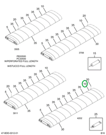 2202278C2 Lining, Over Head Perforated