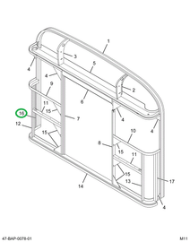 2202296C1 CHANNEL STRUCTURAL*REAR CORNE