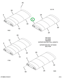 2202331C2 Headliner, Cab Roof, Front