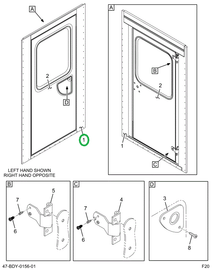2202675C2 Frame, Door, Side, Emergency,