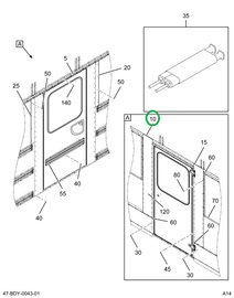 2202785C3 Panel, Aft Center, L Sed