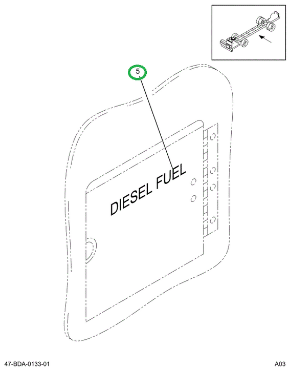 2202822C1 DECAL  DIESEL FUEL