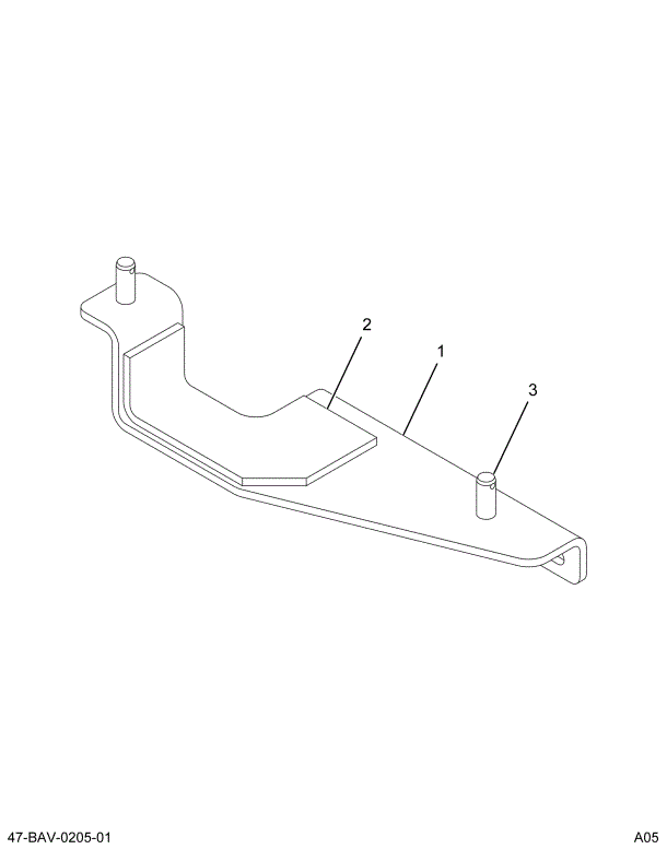 2202858C2 BRACKET  *ASSY MTG FWD DR O/O