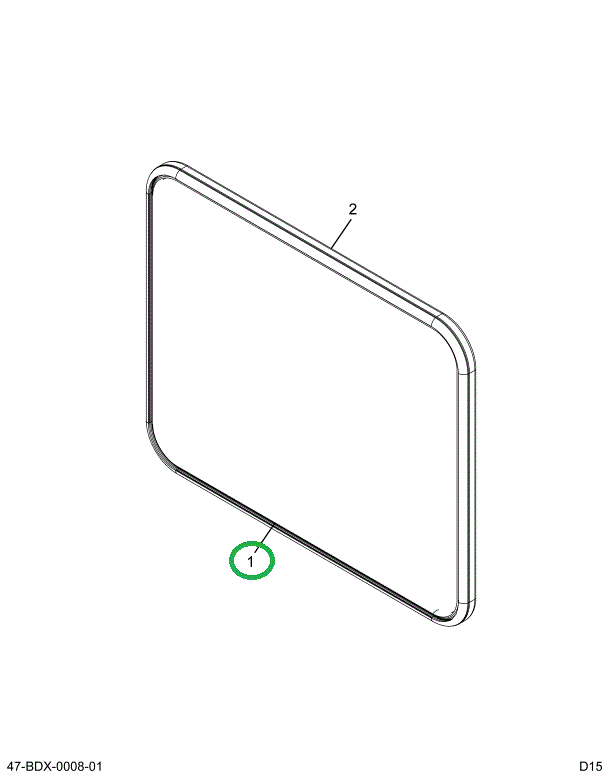 2203467C1 GLASS DOOR RR TOP LAMINATED C