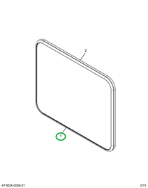 2203470C1 GLASS DOOR 28% LT TRANS BRONZ