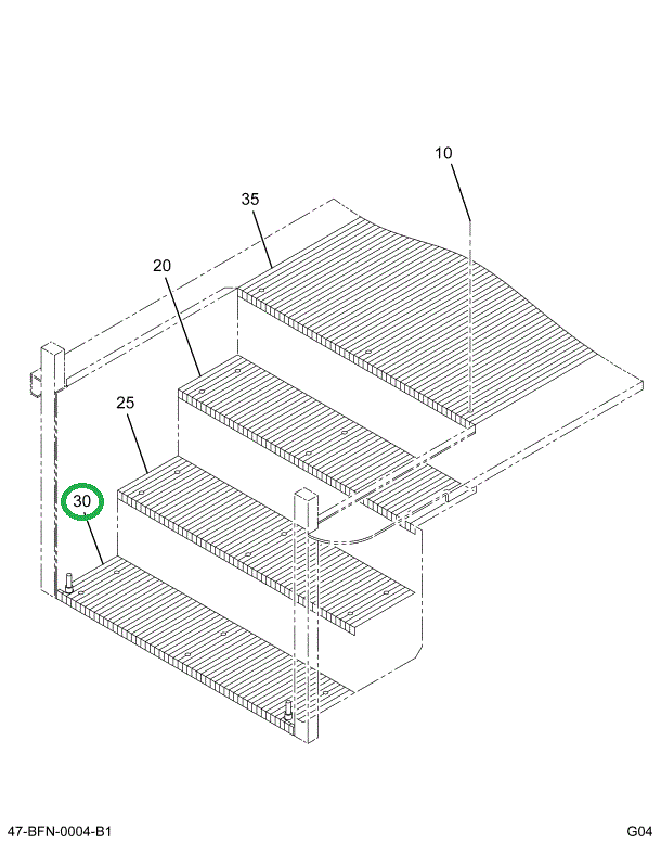 2203607C1 TREAD  STEP*BTM IC O/O BLACK 6