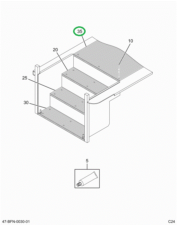 2203661C1 WEAR-PLT,WEAR-PLATE  DOOR*FE B