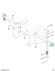 2203744C1 SPACER OUTRIGGER*FRT FLR