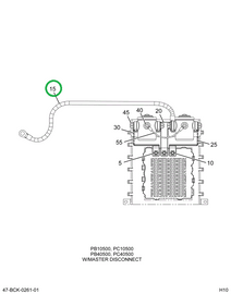 2204388C93 Cable Assembly, Power Feed 4 G
