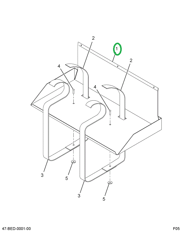 2204874C2 Bracket, Low Mounting Triangle