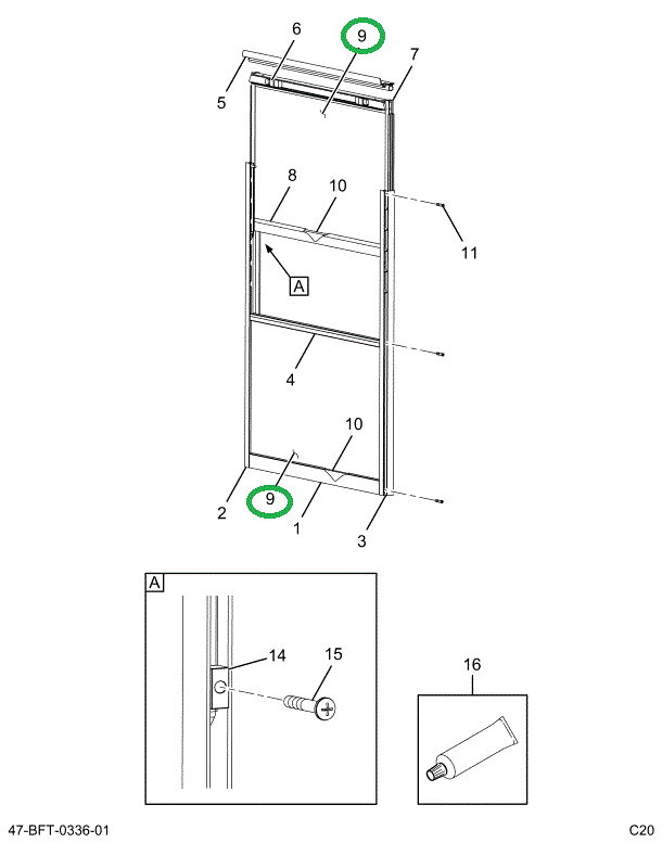 2205459C3 GLASS  PASS*S/S 36 LAMINATED