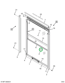 2205474C3 Glass, Window, Laminated Botto