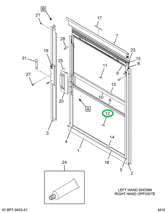 2205475C3 GLASS  PASS*K/O BOTTOM LAMINAT