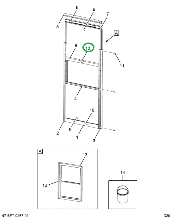 2205497C2 Glazing, Laminated Window