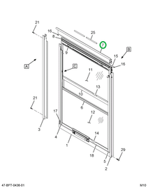2205518C2 Frame, Window, Side, Kick Out,