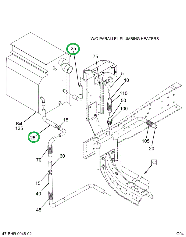 2205669C1 HOSE  HEATER*HEATER INLET/OUTL