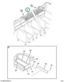 2206323C92 Rack, Luggage Assy, Bus, Tubul
