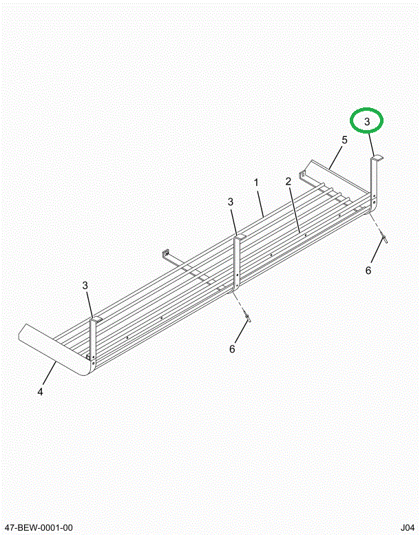 2206411C2 Hanger, Rack Tubular Mounting