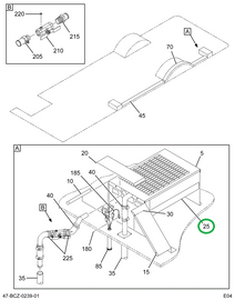 2206485C1 Cover, Left Auxiliary Heater C