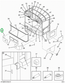 2206566C1 Skin, Bottom Cowl, Rh