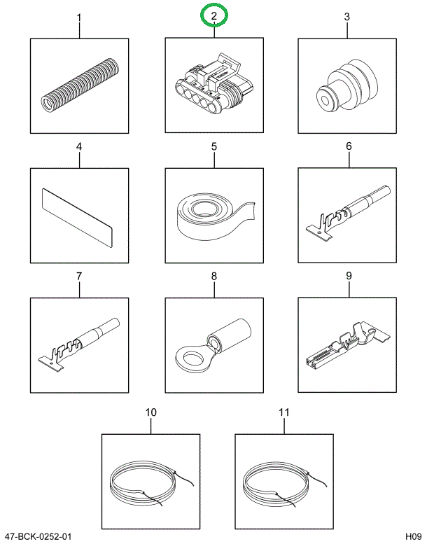 2206593C1 Housing, Receptacle Super Seal