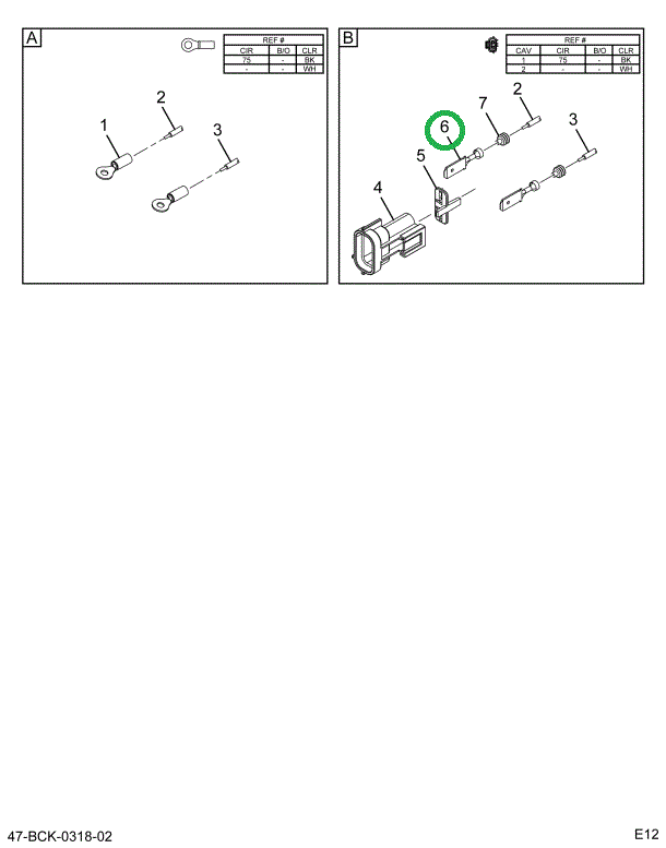 2206596C1 TERMINAL CABLE  TAB ECONOSEAL