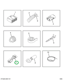 2206634C1 TERMINAL CABLE  RECEPTACLE 14-