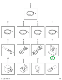 2206636C1 Terminal, Elect, Ring Pidg 1/4