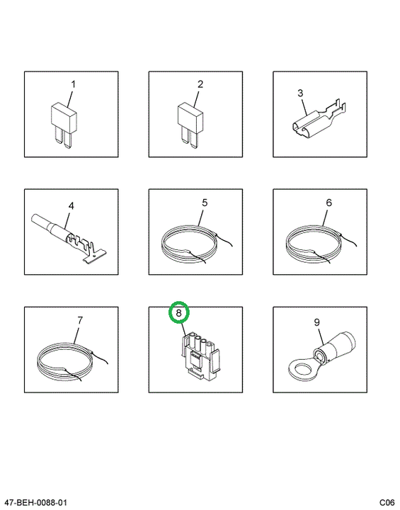 2206661C1 Connector, Terminal, Disconnec