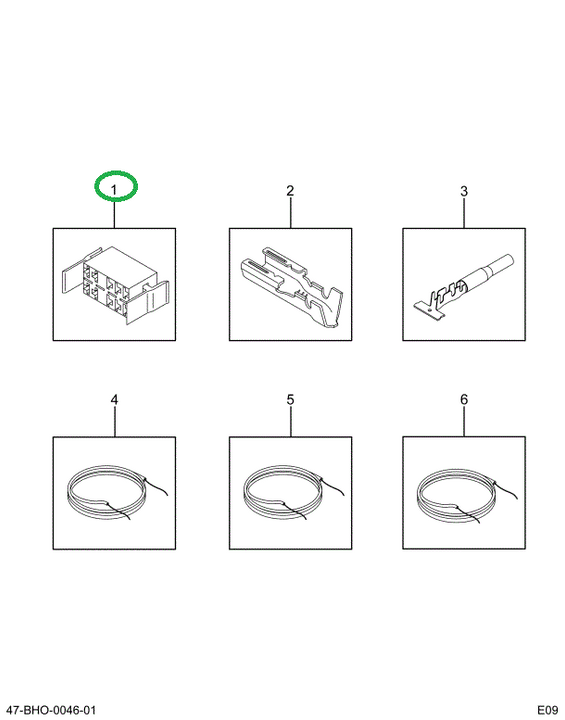 2206671C1 Body, Connector Switch 10-way