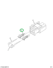 2206677C1 Terminal, Cable Socket 24-18 A