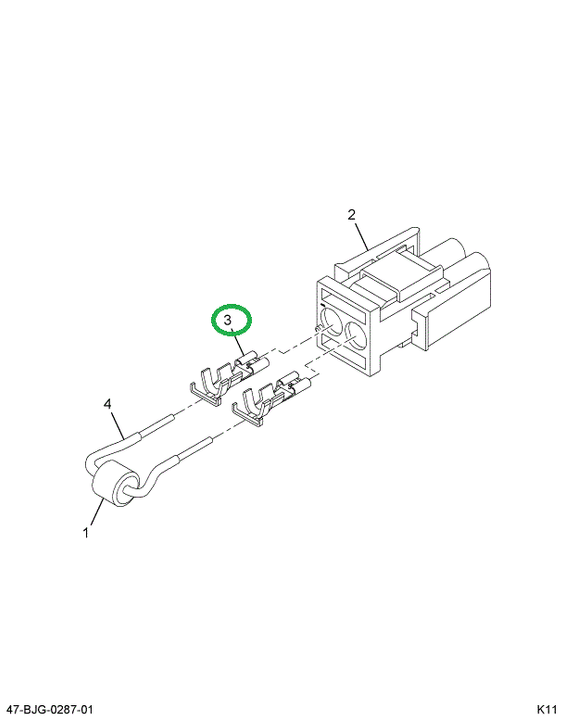 2206677C1 Terminal, Cable Socket 24-18 A