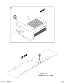 2206731C2 Cover Heater Auxiliary W/perim