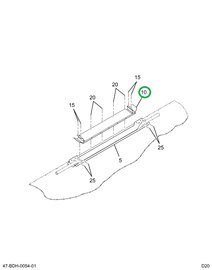 2206877C2 Cover, Heater Hose, Sed 30 In.