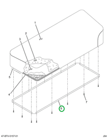 2206894C1 Panel, Seat Cushion Retainer