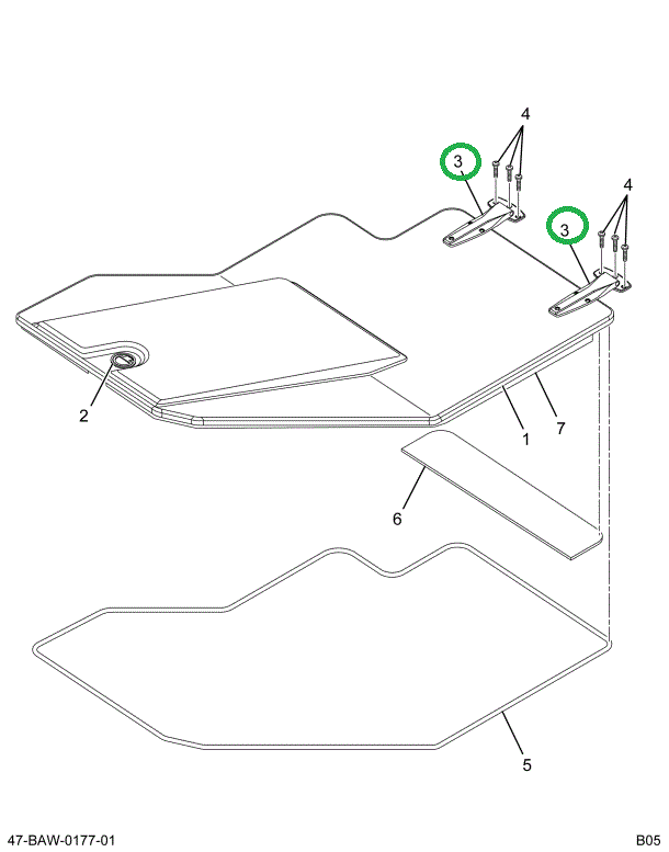 2207915C1 HINGE  *ENG CVR ACCESS DR FE