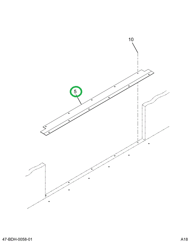 2208001C1 TRIM  DOOR*THRESHOLD RH SED W/