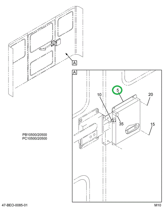 2208147C1 BOX SWITCH*ABS RR DOOR