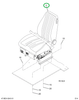 2208950C92 Seat, Mag 100 N/armrst 42oz Gr