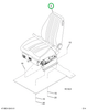 2208951C92 Seat, Mag 100 N/armrst 42oz Gr