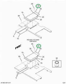 2208987C4 PANEL DASH AND TOE PLYWOOD FL