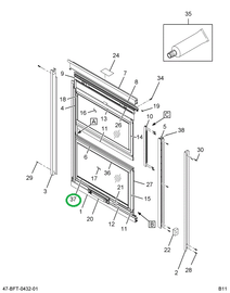 2209197C1 Seal, Window Glazing