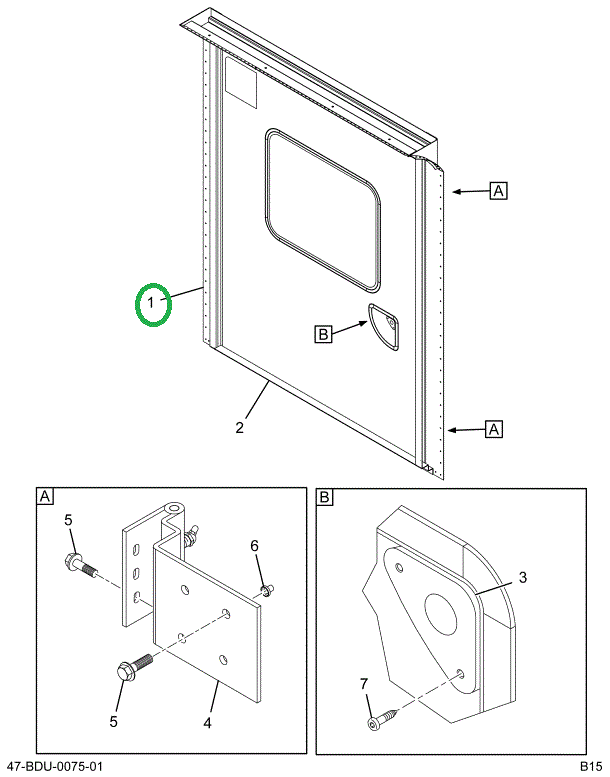 2209224C5 Fr Door Bus Body Assembly Ada