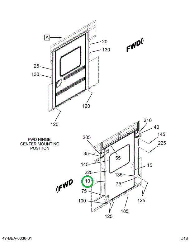 2209351C4 Panel, Door, Bus Body, Trim In