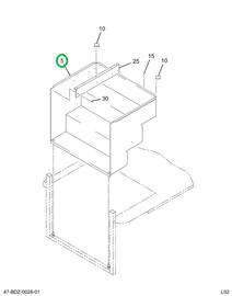 2209387C3 Step Assembly, Outward Opening