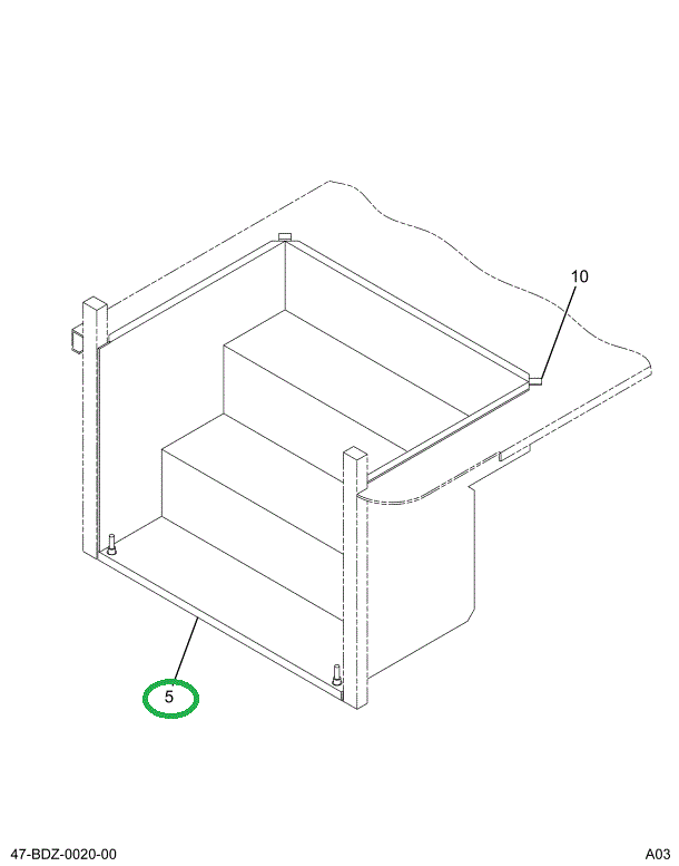 2209388C3 Stepwell Assembly, Entrance Do