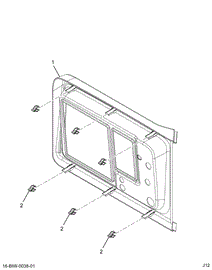 2209412C95 BEZEL,TRIM , WING BAZEL ASSY,