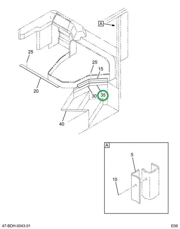 2209465C2 MOULDING TRM STEPWLL FRT RH FE