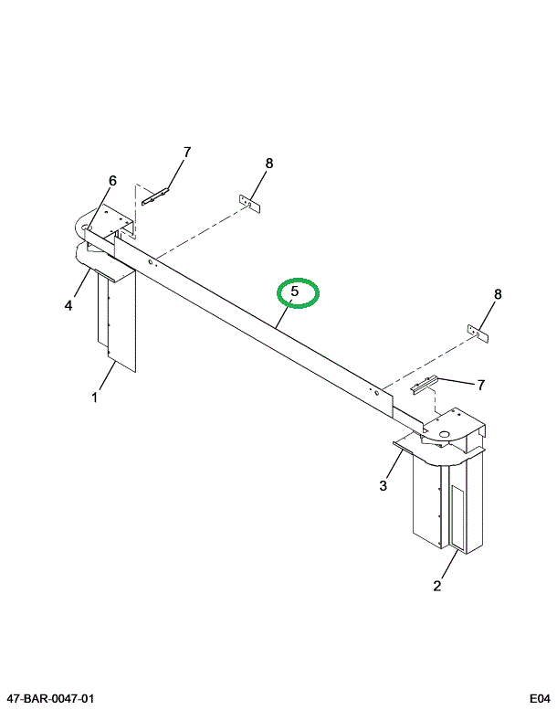 2209519C2 LEDGE WINDSHIELD ASSY