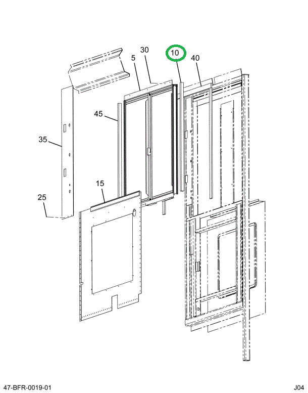 2209755C2 SEAL WINDOW PASSENGER 30